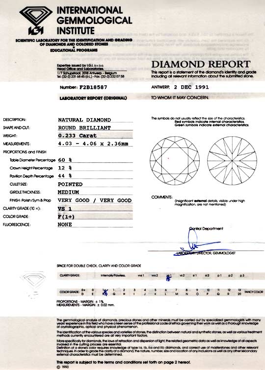 Foto 9 - Diamant IGI 0,233ct Brillant, Top Wesselton Plus, D5753